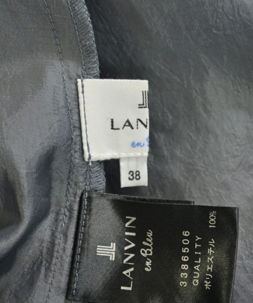 LANVIN en bleu（ランバンオンブルー）ロング・マキシ丈スカート グレー サイズ:38(M位) レディース/2200675132015