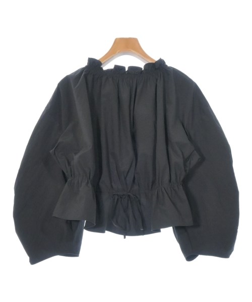 LANVIN en bleu（ランバンオンブルー）ブラウス 黒 サイズ:38(M位) レディース/2200675154031