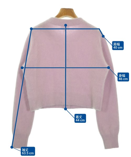 LANVIN en bleu（ランバンオンブルー）カーディガン ピンク サイズ:38(M位) レディース/2200674539129