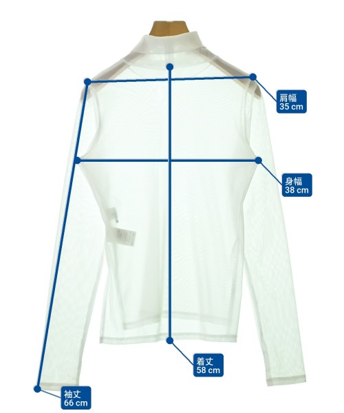 LANVIN en bleu（ランバンオンブルー）Tシャツ・カットソー 白 サイズ:38(M位) レディース/2200674539259