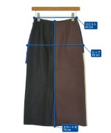 LANVIN en bleu（ランバンオンブルー）ロング・マキシ丈スカート 黒 サイズ:36(S位) レディース/2200674539457