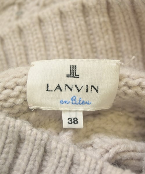 LANVIN en bleu（ランバンオンブルー）ニット・セーター ピンク サイズ:38(M位) レディース/2200676811025