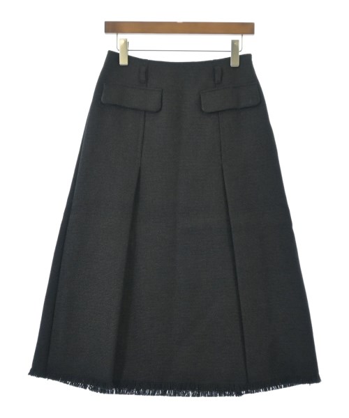 LANVIN en bleu(ランバンオンブルー)ロング・マキシ丈スカート 黒 サイズ:38(M位)/2200672656095