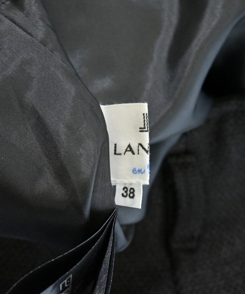 LANVIN en bleu（ランバンオンブルー）ロング・マキシ丈スカート 黒 サイズ:38(M位) レディース/2200672656095