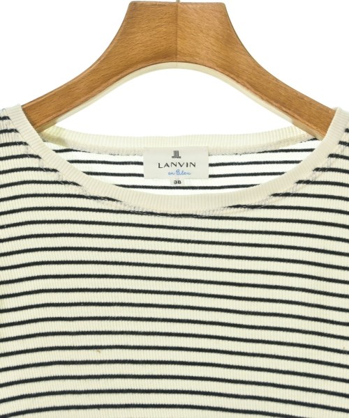 LANVIN en bleu（ランバンオンブルー）Tシャツ・カットソー 白 サイズ:38(M位) レディース/2200674591097