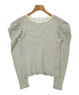 LANVIN en bleu（ランバンオンブルー）Tシャツ・カットソー 白 サイズ:38(M位) レディース/2200674591097