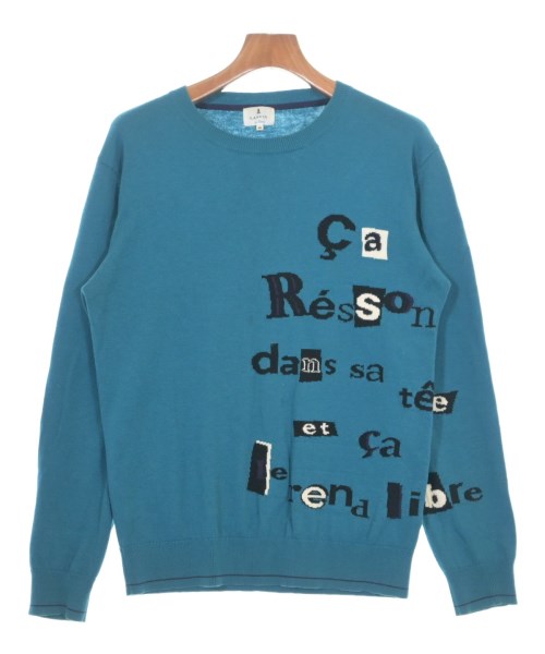 LANVIN en bleu(ランバンオンブルー)ニット・セーター 青 サイズ:48(L位)/2200674087132