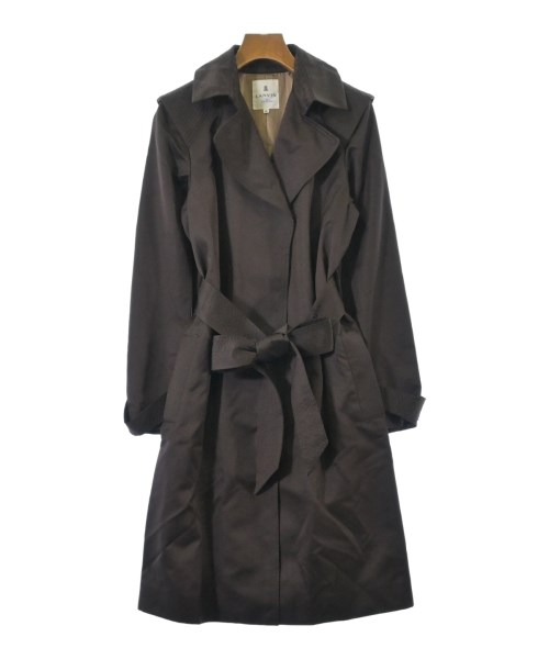 LANVIN en bleu(ランバンオンブルー)トレンチコート 茶 サイズ:38(M位)/2200681491014