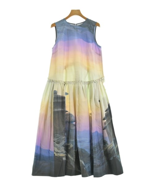 LANVIN en bleu(ランバンオンブルー)ワンピース ベージュ サイズ:38(M位)/2200679543022