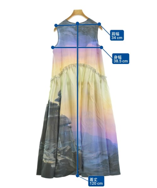 LANVIN en bleu（ランバンオンブルー）ワンピース ベージュ サイズ:38(M位) レディース/2200679543022