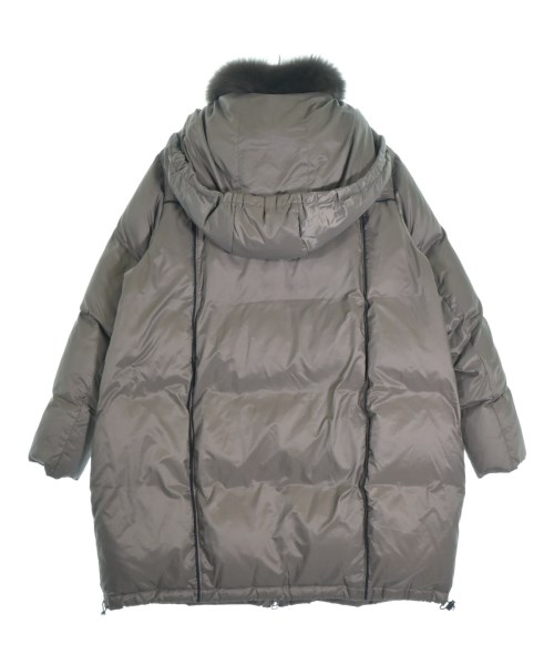 LANVIN en bleu（ランバンオンブルー）ダウンコート グレー サイズ:36(S位) レディース/2200687665013