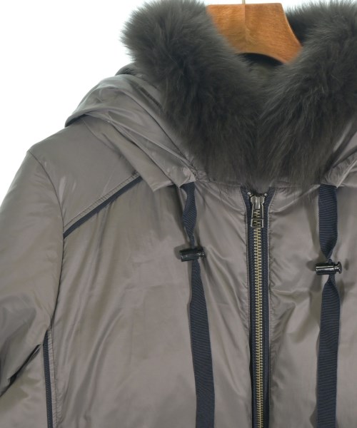 LANVIN en bleu（ランバンオンブルー）ダウンコート グレー サイズ:36(S位) レディース/2200687665013