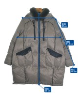 LANVIN en bleu（ランバンオンブルー）ダウンコート グレー サイズ:36(S位) レディース/2200687665013