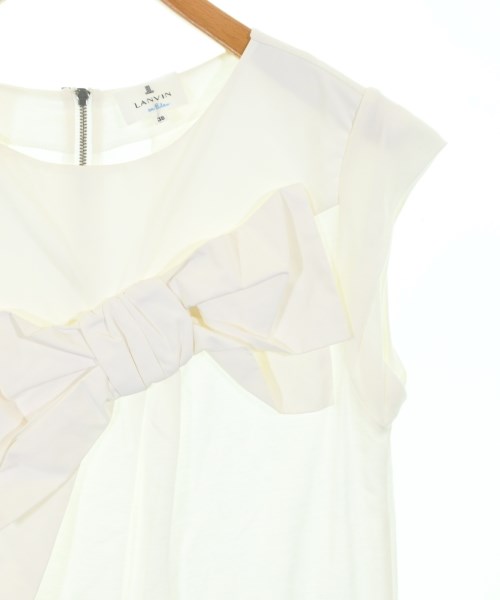 LANVIN en bleu（ランバンオンブルー）Tシャツ・カットソー 白 サイズ:38(M位) レディース/2200694852024