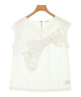 LANVIN en bleu（ランバンオンブルー）Tシャツ・カットソー 白 サイズ:38(M位) レディース/2200694852024