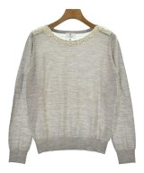 LANVIN en bleu（ランバンオンブルー）ニット・セーター グレー サイズ:38(M位) レディース/2200688357078