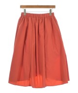 LANVIN en bleu（ランバンオンブルー）ロング・マキシ丈スカート オレンジ サイズ:38(M位) レディース/2200698347038