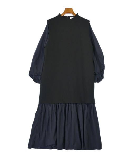 LANVIN en bleu(ランバンオンブルー)ワンピース 黒 サイズ:38(M位)/2200700241019