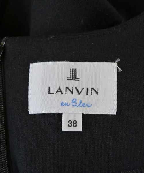 LANVIN en bleu（ランバンオンブルー）ワンピース 黒 サイズ:38(M位) レディース/2200700241019