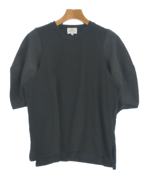 LANVIN en bleu(ランバンオンブルー)Tシャツ・カットソー 黒 サイズ:38(M位)/2200699148092