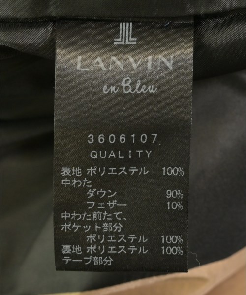 LANVIN en bleu（ランバンオンブルー）ダウンコート ベージュ サイズ:38(M位) レディース/2200697132451