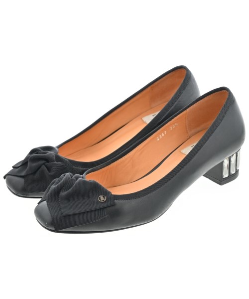 LANVIN en bleu(ランバンオンブルー)パンプス 黒 サイズ:22.5cm/2200701850029