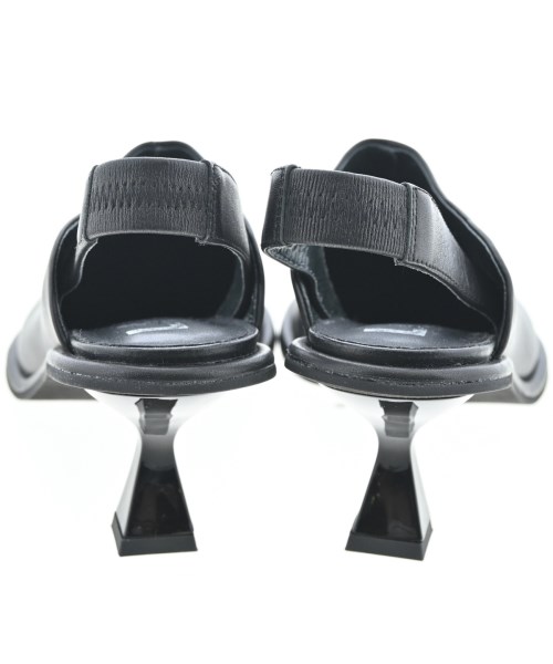 LANVIN en bleu（ランバンオンブルー）サンダル 黒 サイズ:M(23cm位) レディース/2200656465118