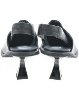 LANVIN en bleu（ランバンオンブルー）サンダル 黒 サイズ:M(23cm位) レディース/2200656465118