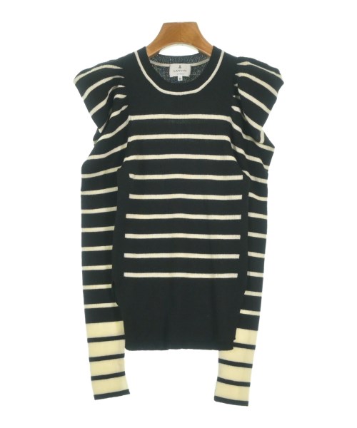LANVIN en bleu(ランバンオンブルー)ニット・セーター 黒 サイズ:38(M位)/2200659519061