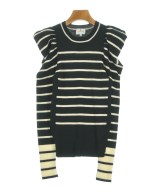 LANVIN en bleu（ランバンオンブルー）ニット・セーター 黒 サイズ:38(M位) レディース/2200659519061