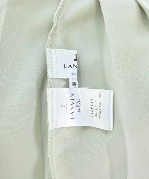 LANVIN en bleu（ランバンオンブルー）ブラウス 緑 サイズ:38(M位) レディース/2200660309064