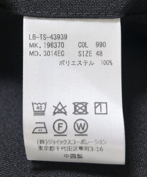 LANVIN en bleu（ランバンオンブルー）スラックス 黒 サイズ:48(L位) メンズ/2200712165037