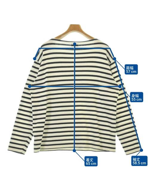 LANVIN en bleu（ランバンオンブルー）Tシャツ・カットソー 白 サイズ:48(L位) メンズ/2200712799027