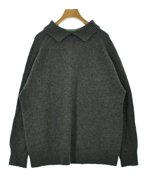 LANVIN en bleu（ランバンオンブルー）ニット・セーター グレー サイズ:38(M位) レディース/2200713593082