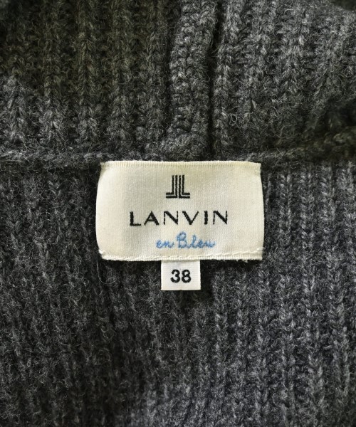 LANVIN en bleu（ランバンオンブルー）ニット・セーター グレー サイズ:38(M位) レディース/2200713593082