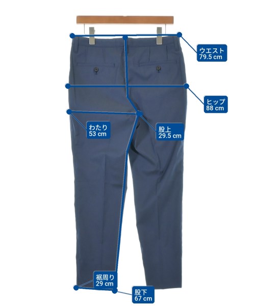 LANVIN en bleu（ランバンオンブルー）スラックス 紺 サイズ:48(L位) メンズ/2200714213040