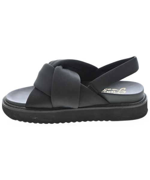 LANVIN en bleu（ランバンオンブルー）サンダル 黒 サイズ:M(23cm位) レディース/2200714839011