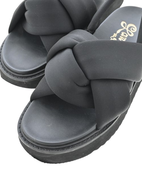 LANVIN en bleu（ランバンオンブルー）サンダル 黒 サイズ:M(23cm位) レディース/2200714839011