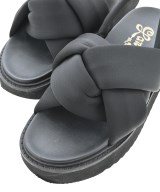 LANVIN en bleu（ランバンオンブルー）サンダル 黒 サイズ:M(23cm位) レディース/2200714839011