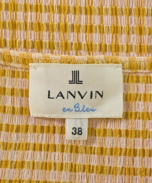 LANVIN en bleu（ランバンオンブルー）Tシャツ・カットソー オレンジ サイズ:38(M位) レディース/2200711116023