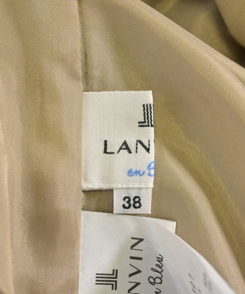 LANVIN en bleu（ランバンオンブルー）ワンピース ベージュ サイズ:38(M位) レディース/2200715788042