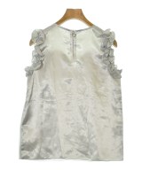 LANVIN en bleu（ランバンオンブルー）ブラウス シルバー サイズ:38(M位) レディース/2200706837025