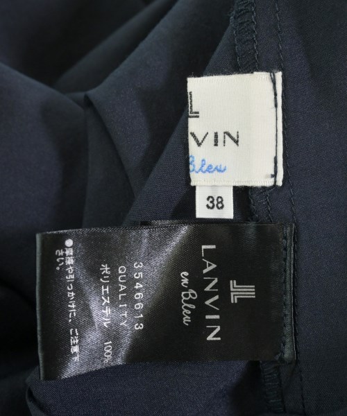 LANVIN en bleu（ランバンオンブルー）ブラウス 紺 サイズ:38(M位) レディース/2200713511307
