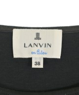 LANVIN en bleu（ランバンオンブルー）Tシャツ・カットソー 黒 サイズ:38(M位) レディース/2200717754052