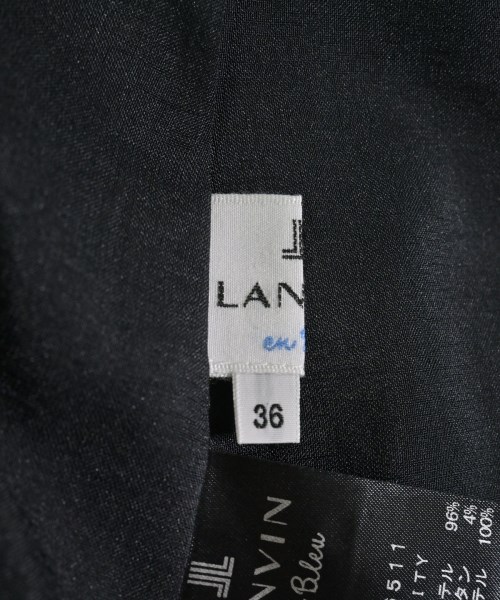 LANVIN en bleu（ランバンオンブルー）ロング・マキシ丈スカート 紺 サイズ:36(S位) レディース/2200718293796