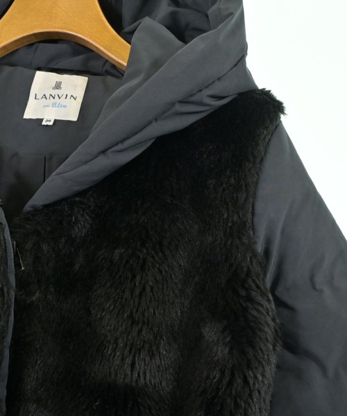 LANVIN en bleu（ランバンオンブルー）ダウンコート 黒 サイズ:36(S位) レディース/2200633675011