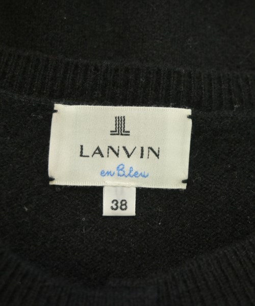 LANVIN en bleu（ランバンオンブルー）カーディガン 黒 サイズ:38(M位) レディース/2200633675042