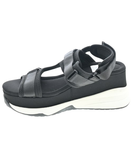 LANVIN en bleu（ランバンオンブルー）サンダル 黒 サイズ:M(23cm位) レディース/2200643282100