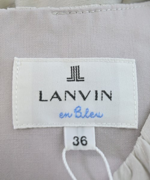 LANVIN en bleu（ランバンオンブルー）ワンピース ベージュ サイズ:36(S位) レディース/2200643719071