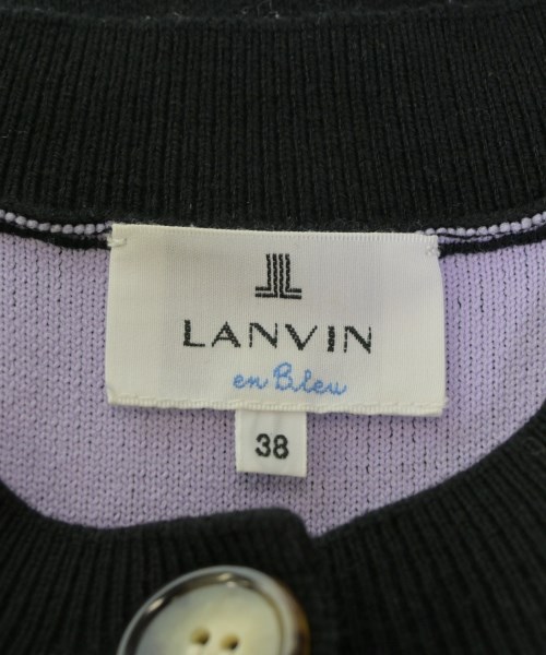 LANVIN en bleu（ランバンオンブルー）カーディガン 黒 サイズ:38(M位) レディース/2200647555026